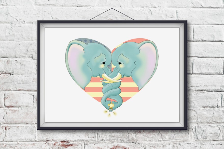 equaliphants_framed